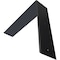 Ekena Millwork Countertop Support Steel Heavy Duty Bracket, Powder Coated Black 2 1/2"W x 12"D x 10"H BKTM02X12X10CSPBL - alternate 5